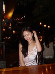 Customers at Barbaros Hanoi restaurant in Tay Ho, Hanoi, Vietnam