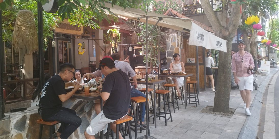 Special Set Menu for Lunchs during the weekends in Barbaros Restaurant in Tay Ho, Hanoi.