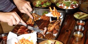 Gold platter set menu at Barbaros Hanoi restaurant in Tay Ho