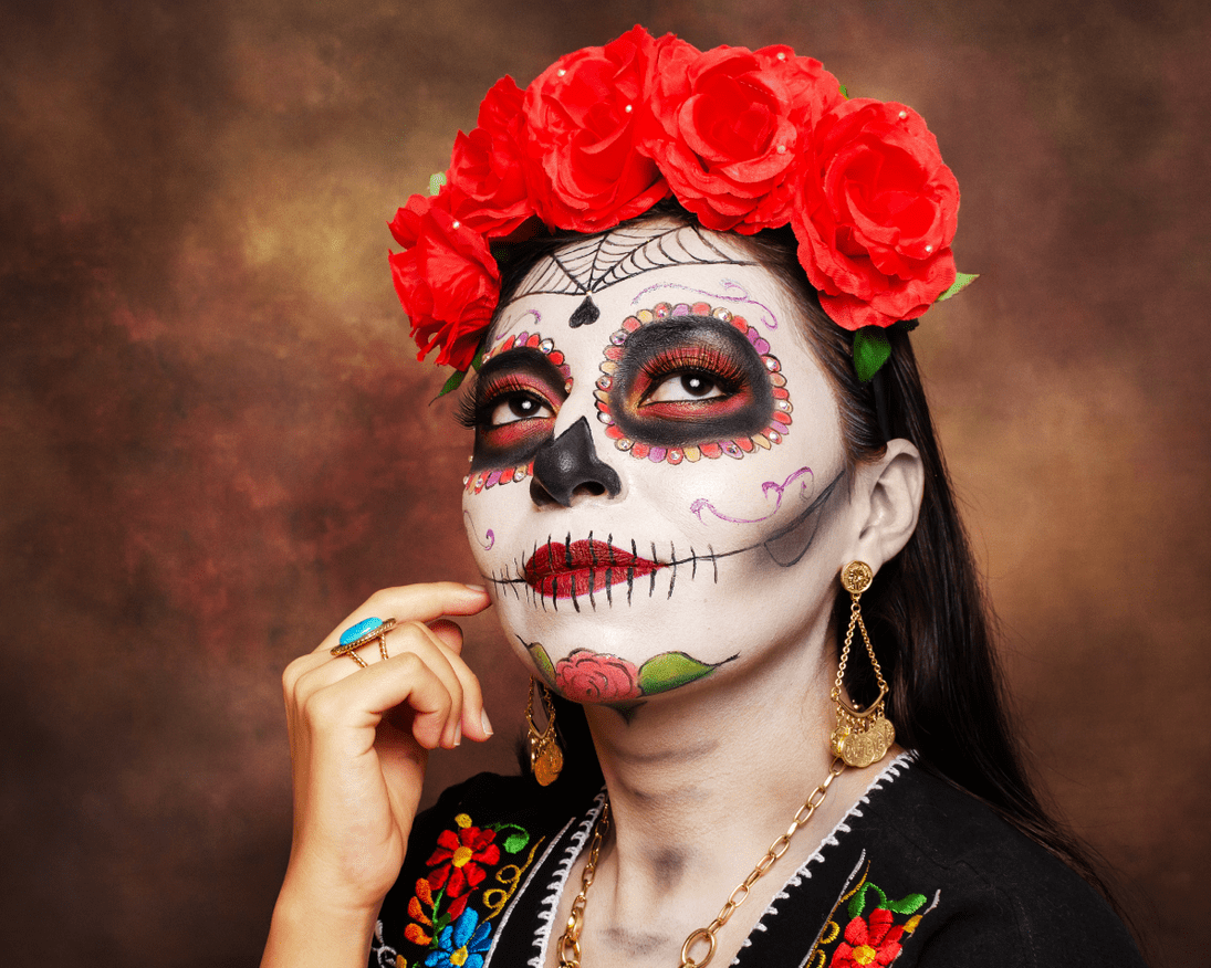 catrina makeup look