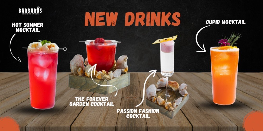 New drinks at Barbaros