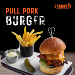 pull pork burger