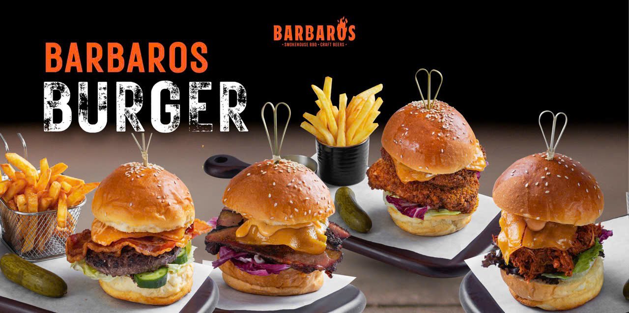 barbaros burger menu
